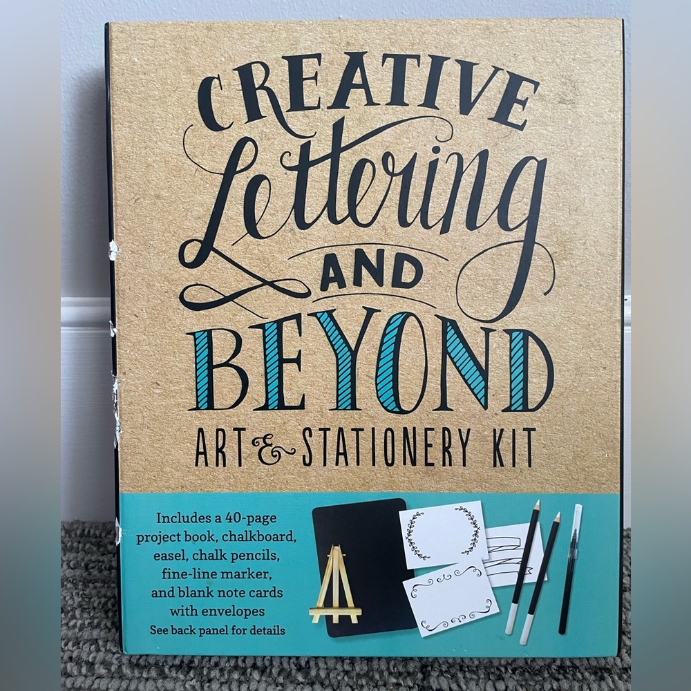 Lettering/stationary kit